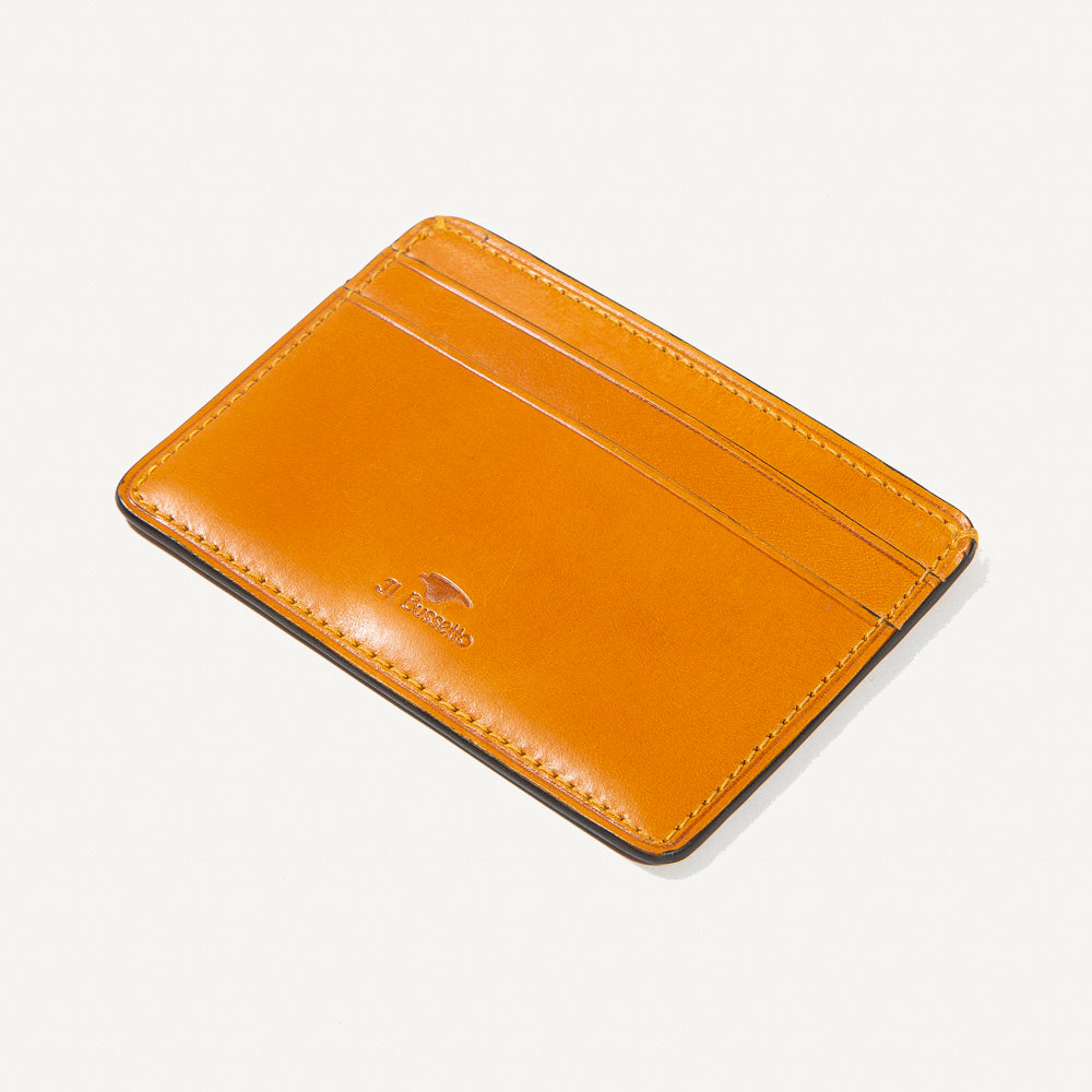 Il Bussetto Ochre Credit Card Holder