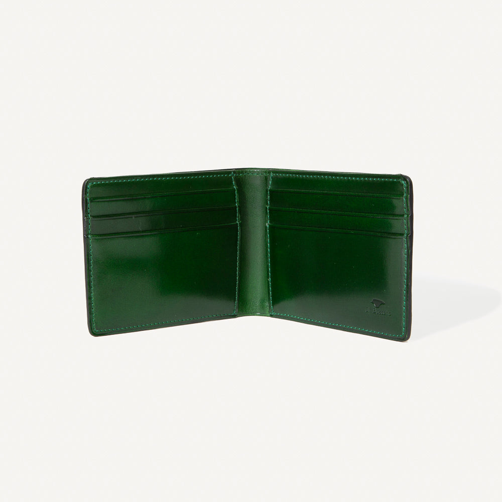 Il Bussetto Green Bi Fold Wallet