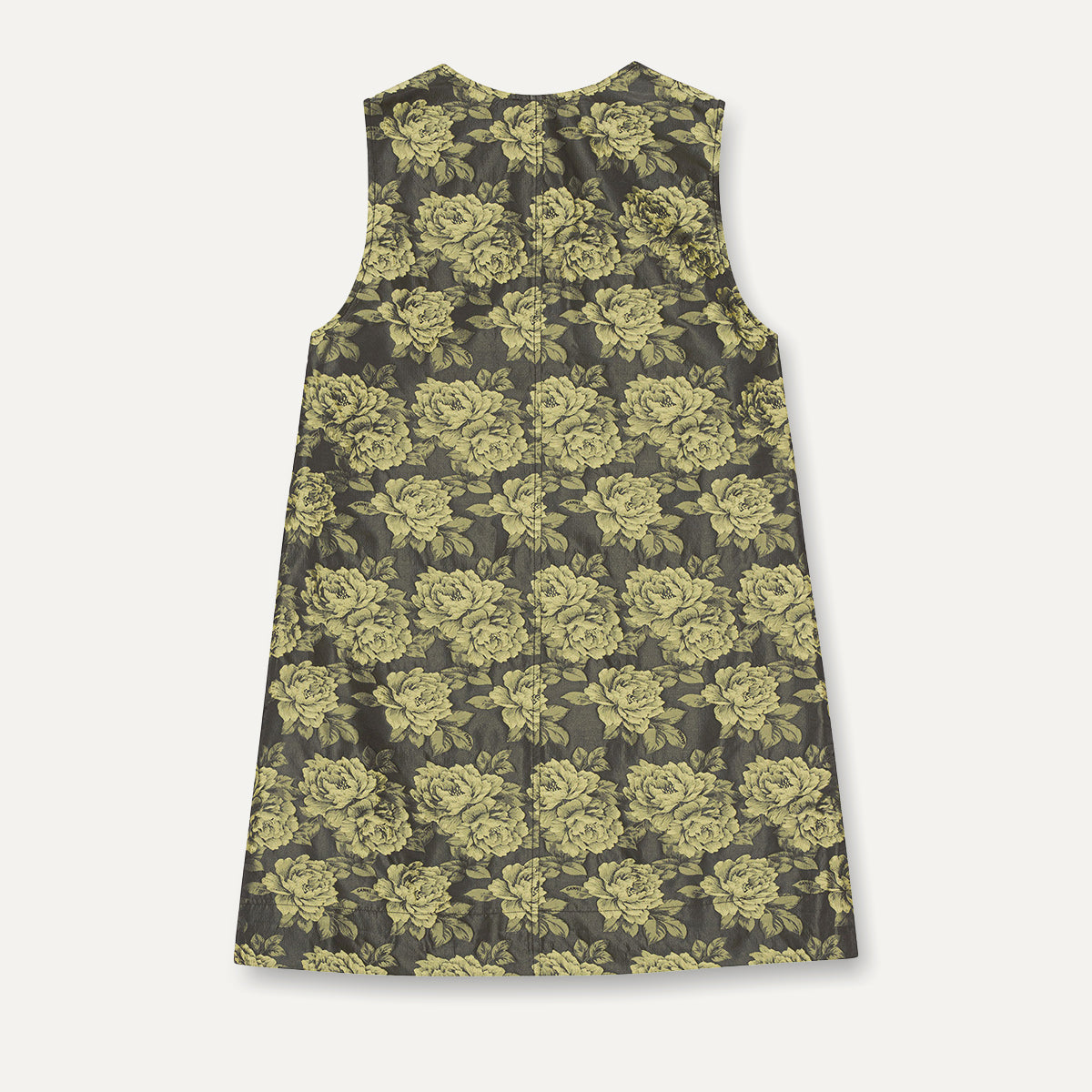 GANNI Lemon Zest Jacquard Suiting Mini Dress